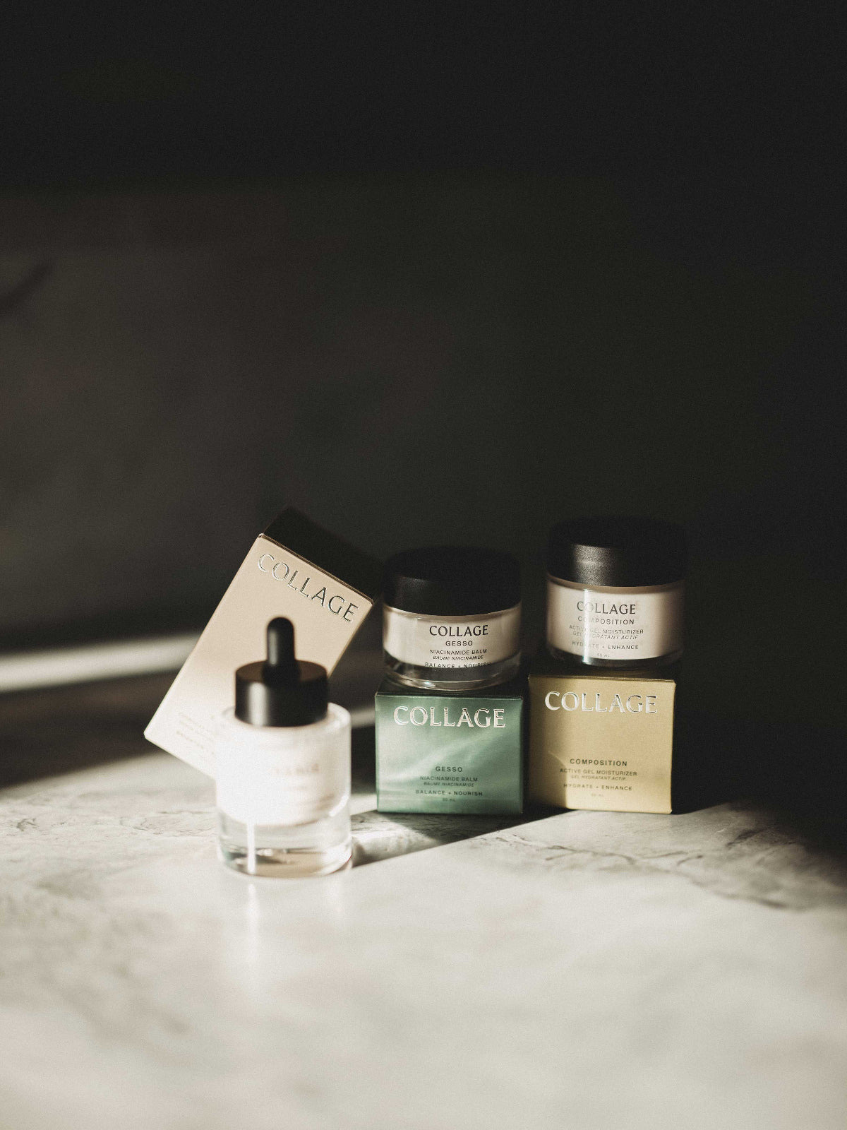Collage skincare made in Canada